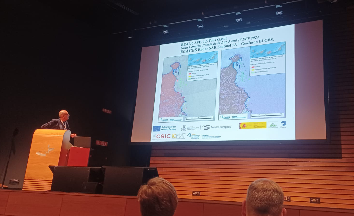 Four ECOAQUA researchers participated in the International Congress ‘Ocean Optics’ which brought together nearly 400 experts from all over the world