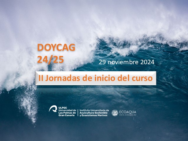 II Jornadas de inicio del curso – DOYCAG 2024/25